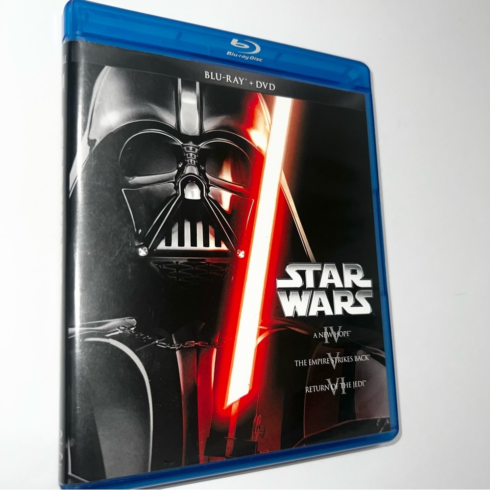 Star Wars Blu-ray DVD 6 disc set-new hope-empire strikes back -return jedi.